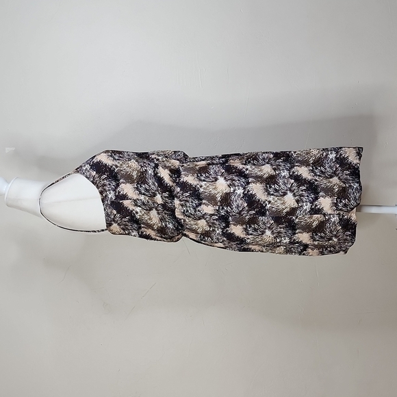 Halston Heritage Silk Beaded Cocktail Dress Size 4 - Picture 7 of 14